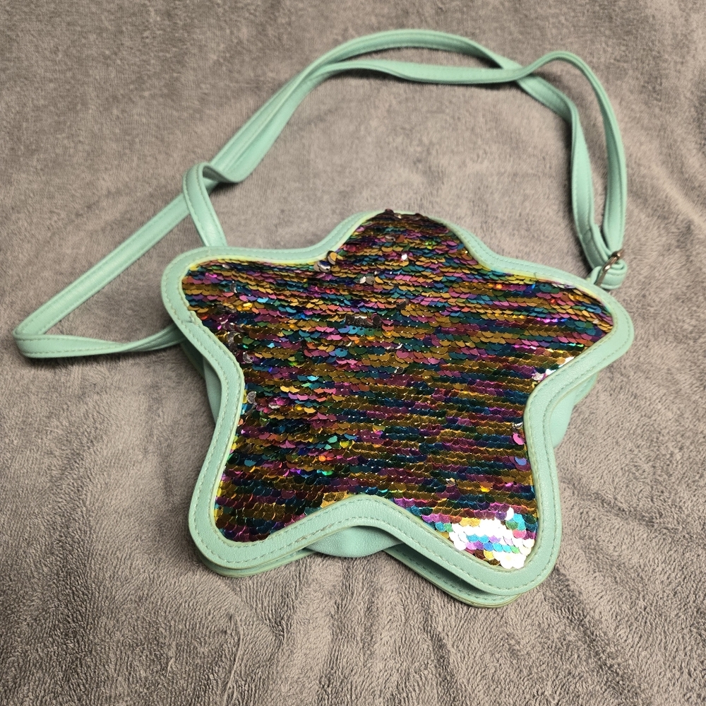 Jo Jo Star Sequin Kids Crossbody Bag